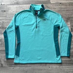 The North Face Aqua Blue Fleece Pullover